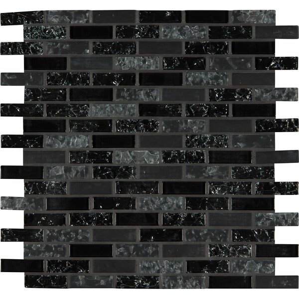 Glissen SAMPLE Glass Mesh-Mounted Mosaic Tile, Msi, Mfr#: ZOR-MD-0467-SAM
